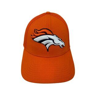 New Era NFL Denver Broncos Mesh Back Cap Medium/Large Orange 39Thirty NWOT